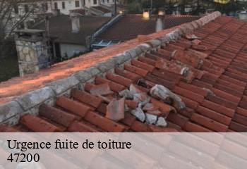 Urgence fuite de toiture